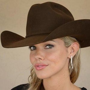 Stetson 4X Beaver Brown Cowboy Hat Size 7-1/4